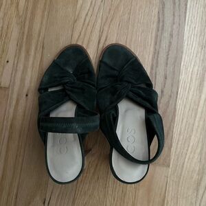 COS Women's Dark Suede Heels